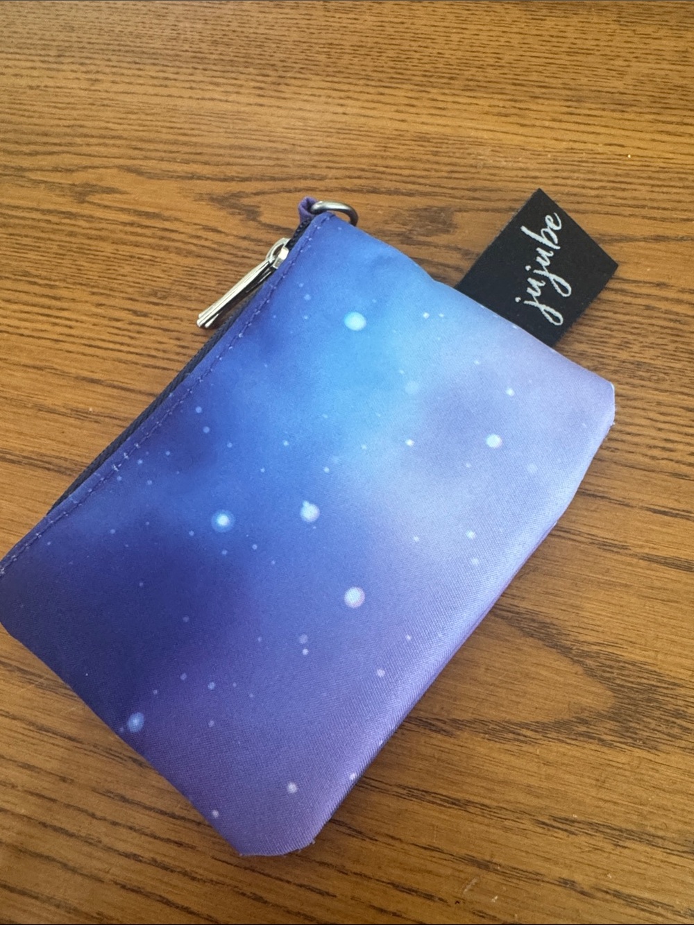 JuJuBe Galaxy Zip Coin Pouch - Blue Purple Ombre